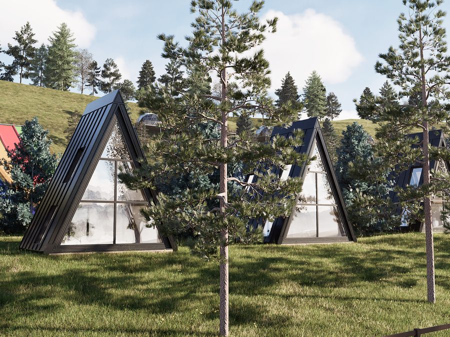 Современные A-frame дома